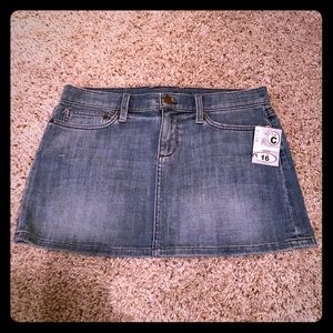 Mini Jean Skirt